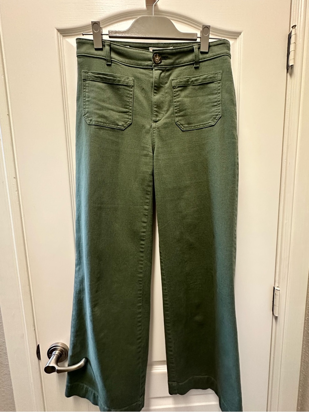 Loft | Palmer Wide Leg Pants in Twill